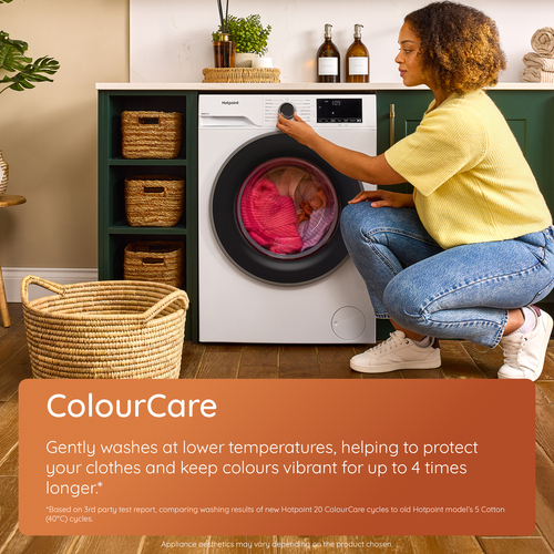 Hotpoint AntiStain Hbd 8680 Anti Stain UK 8Kg/6Kg Washer Dryer with 1400 rpm - White - D Rated [Wash&Dry], A Rated [Wash Only], White - image 3