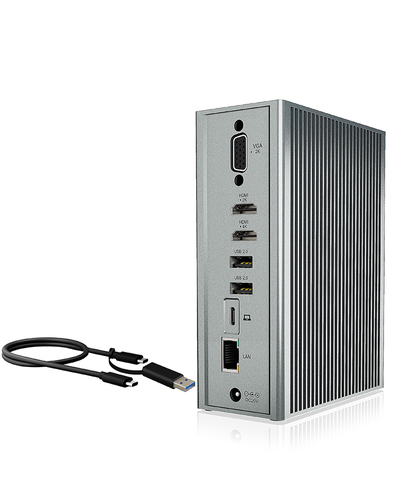 NB Acc ICY BOX Docking für PC/Notebook inkl. 2x HDMI, 1x VGA, afbeelding 6