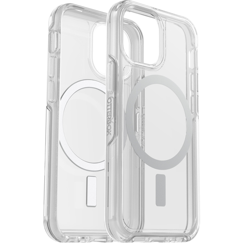 OtterBox Symmetry Plus Clear. Tipo de mala: Capa, Compatibilidade da marca: Apple, Compatibilidade: iPhone 13 mini, Tamanh