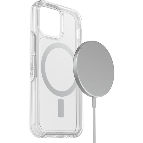 OtterBox Symmetry Plus Clear. Tipo de mala: Capa, Compatibilidade da marca: Apple, Compatibilidade: iPhone 13 mini, Tamanh