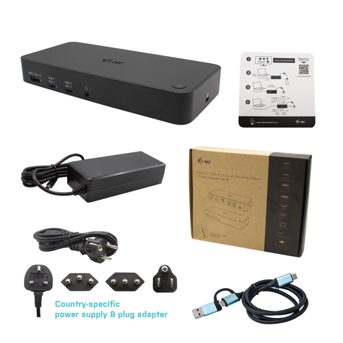 I-tec 4K Triple Monitor Docking Station 100W, afbeelding 5