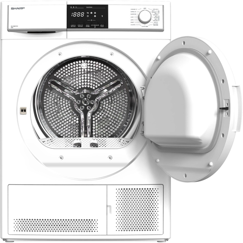Sharp KD-HCB8S7PW91 tumble dryer Freestanding Front-load – image 3