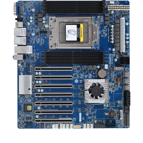 Gigabyte MC62-G40. Processor manufacturer: AMD, Processor socket: Socket sWRX8, Compatible processor series: AMD Ryzen Thr