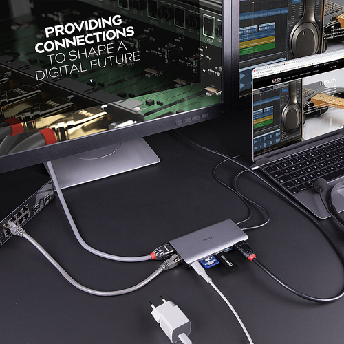 Lindy USB 3.2 Type C Mini Dock 4K HDMI&DP PD 3.0 100W USB 3.2, afbeelding 5