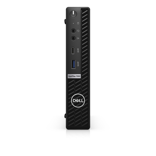 4TMWK Dell OptiPlex 7090 - Micro - Core i5 10500T / 23 GHz - vPro - RAM 8 GB - SSD 256 GB - UHD Graphics 630 - GigE - WLAN 80211a/b/g/n/ac/ax Bluetooth 51 - Win 10 Pro incluye Licencia de Win 11 Pro - monitor ninguno - teclado español - negro - BTS - con 3 años de ProSupport with Next Business Day