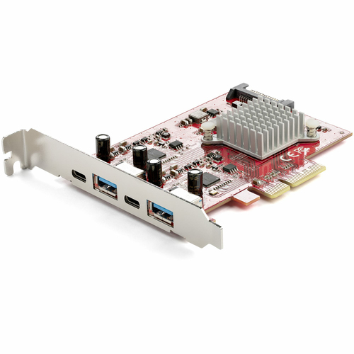 STARTECH 4 Port USB PCIe Card USB-C/A