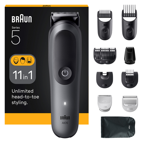 Braun AIO5560 подрезчик Черный, Серый 14 Литий-ионная (Li-Ion)