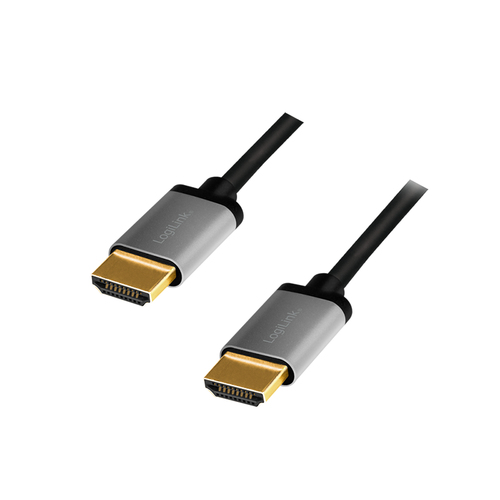 LogiLink CHA0102 HDMI kabel 3 m HDMI Type A (Standaard) Zwart, Grijs
