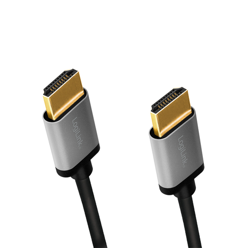 LogiLink CHA0102 HDMI kabel 3 m HDMI Type A (Standaard) Zwart, Grijs, afbeelding 2