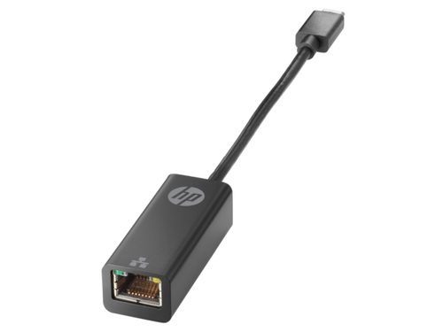 HP 475C2P3 kabeļu spraudņu pāreja RJ-45 USB Veids-C Melns