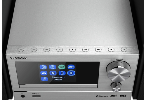 Kenwood M-7000 Stereo set Zilver, afbeelding 4