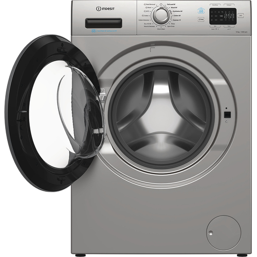 Indesit IP1046SPUSHG 10kg 1400 Spin Washing Machine in Silver A Rated - image 3