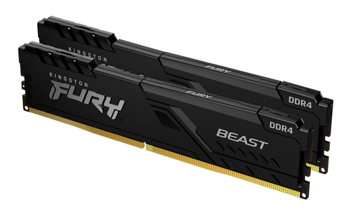 KF432C16BBK2/64 MEMORIA RAM DIMM FURY BEAST BLACK 64GB DDR4 3200MTS CL16 KIT 2 KF432C16BBK2 64