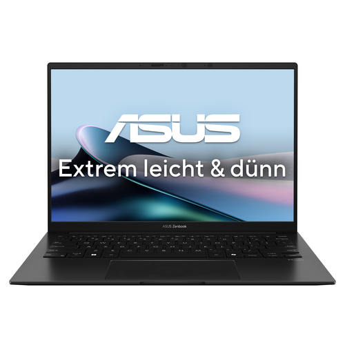 ASUS Zenbook 14 OLED UM3406KA-QD065W Copilot+ PC AMD Ryzen™ AI 7 350 Ноутбук 35,6 cm (14") WUXGA 16 GB LPDDR5x-SDRAM 512 GB Твердотельный накопитель (SSD) Wi-Fi 6E (802.11ax) Windows 11 Home Черный QWERTZ Немецкий