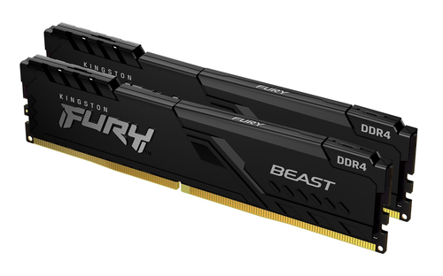 Kingston Fury Beast KF436C17BBK2/16 16GB (2 x 8GB) 3600 MHz DDR4 Desktop RAM - image 1