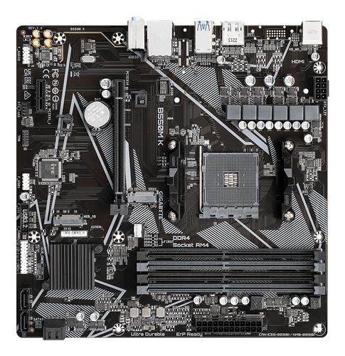Gigabyte B550M K DDR4 Micro Atx Socket AM4 Motherboard - image 4