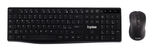 IOPLEE 291G keyboard Mouse included Universal RF Wireless QWERTY Italian Black – image 1