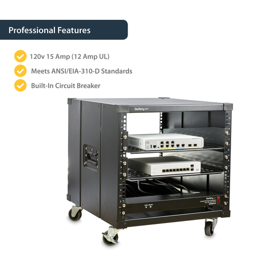 StarTech.com Rackmount PDU with 8 Outlets and Surge Protection - 1U – image 7