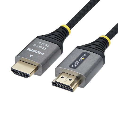 STARTECH.COM 3m 10ft Premium Certified High Speed HDMI Cable Ultra Flexible HDMI Cable 4K 60Hz/1440p 144Hz w/HDR10/ARC 18Gbps High