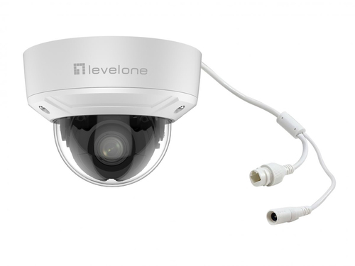 LevelOne IPCam FCS-3461 Dome Out 2MP H.265 IR 10W PoE, afbeelding 2