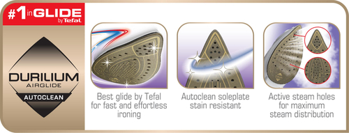 Tefal TurboPro FV5646 iron Dry & Steam iron Durilium soleplate – image 8