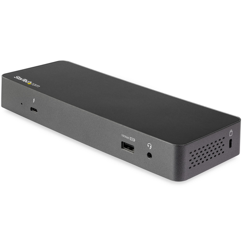 StarTech.com Thunderbolt 3 Dock w/ USB-C Compatibility - Dual Monitor 4K60Hz DisplayPort Laptop Docking Station
