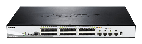 D-Link Switch DGS-1510-28XMP/E 24xGBit PoE (370W)/4xSFP+