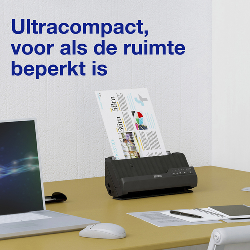 Epson ES-C320W compacte A4-documentscanner met Wi-Fi-connectiviteit en U-traject – Foto 4 van 10