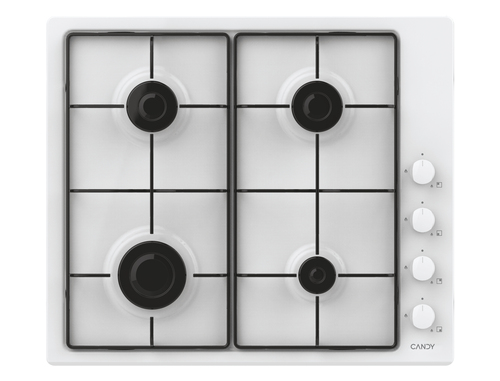 Candy CHW640WLW Blanc Intégré (placement) 60 cm Gaz 4 zone(s)