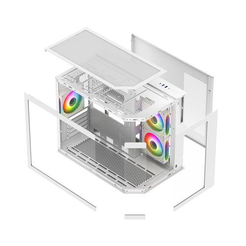 VIDA EDGE MINI MATX ARGB WHITE CASE – image 4