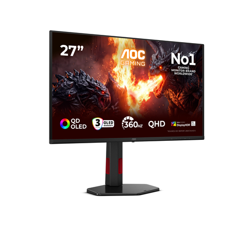 AOC Q27G4SDR OLED 26.5'' gaming monitor – Foto 2 van 10