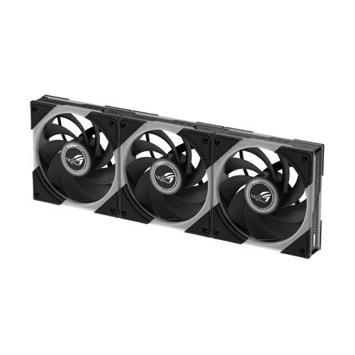 ASUS ROG Eurux GR120 ARGB Reverse Fan - Triple Pack Computer behuizing Ventilator 12 cm Zwart, Wit 3 stuk(s), afbeelding 9