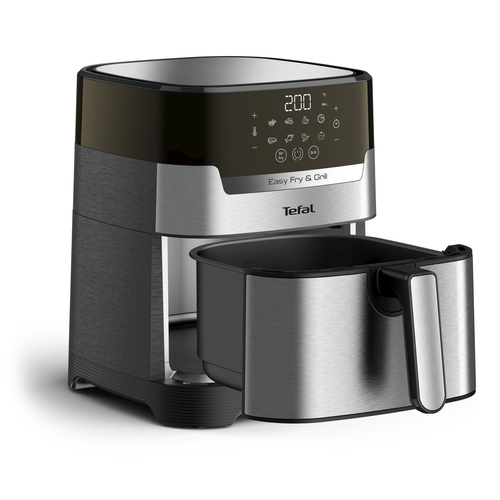 Tefal Easy Fry & Grill XL Precision EY505D Rvs, afbeelding 3