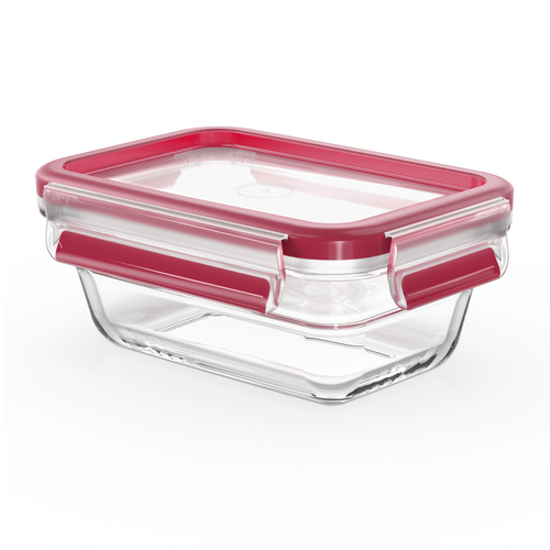 Tefal MasterSeal N10405 Nelinurkne Karp 0,45 l Läbipaistev, Punane 1 tk