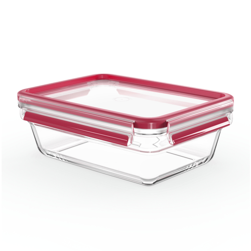 Tefal MasterSeal N10410 Nelinurkne Karp 1,3 l Punane, Läbipaistev 1 tk
