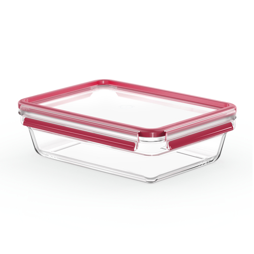 Tefal MasterSeal N10411 Nelinurkne Karp 2 l Läbipaistev, Punane 1 tk