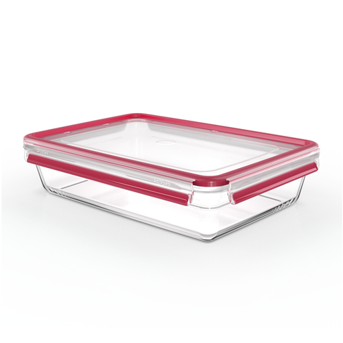 Tefal MasterSeal N10412 Nelinurkne Karp 3 l Läbipaistev, Punane 1 tk