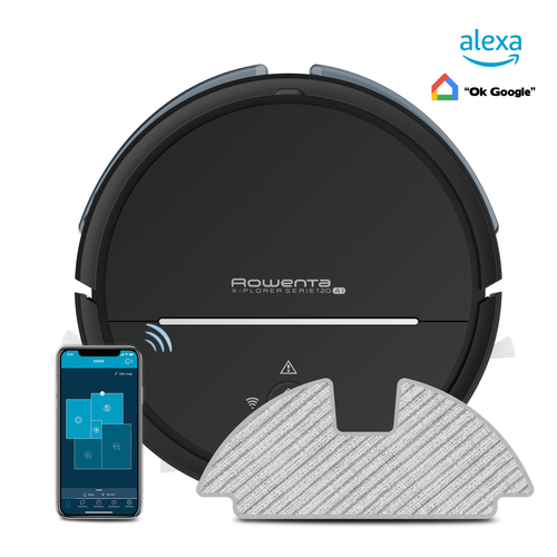 Rowenta X-Plorer Serie 120 RR7875 robottolmuimeja 0,7 l Kotita Must