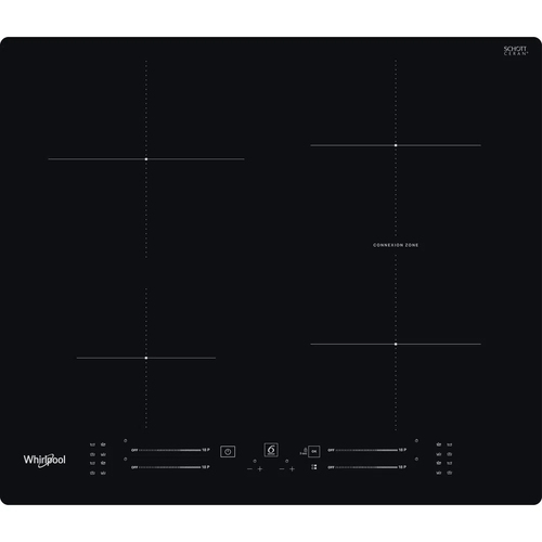 Whirlpool WB S2560 NE Must Sisseehitatud 59 cm Tsooniga induktsioonplaat 4 tsoon(id)
