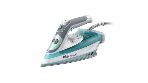 Braun TexStyle 3 SI 5017 GR Паровой утюг Керамическая подошва 2700 W Серый, Бирюзовый, Белый