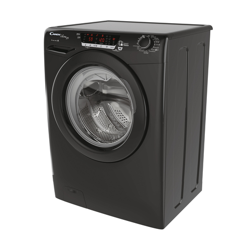 Candy HCUW485TWMBBE-47 washer dryer Freestanding Front-load Black – image 2