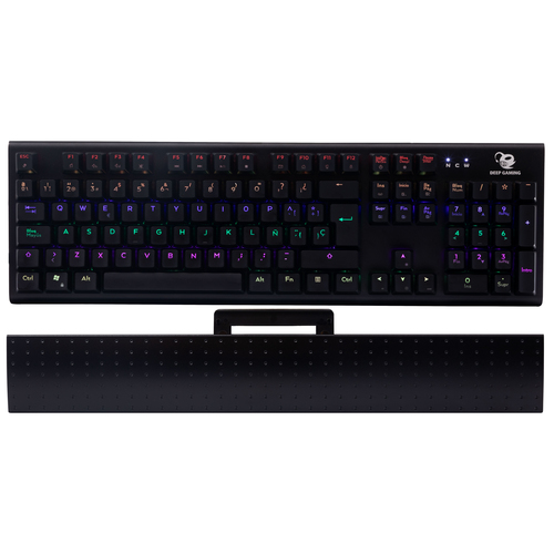 Deep Gaming DeepSolid keyboard USB QWERTY Spanish Black