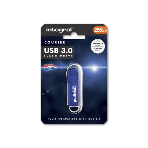 Integral 256GB USB3.0 DRIVE COURIER BLUE UP TO R-120 W-30 MBS – image 6