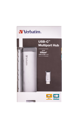 Verbatim USB-C to 4-Port USB-A 3.2 Gen1 Multiport Hub - image 4