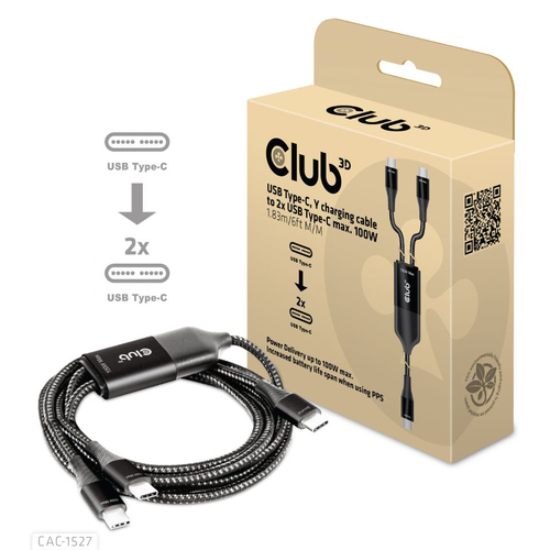 Club 3D - USB-kabel, afbeelding 2