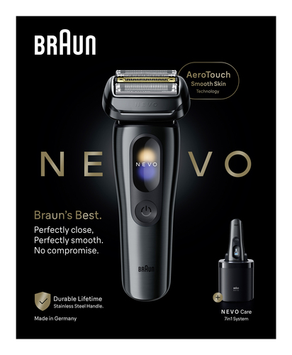 Braun NEVO NEVO15010C бритва для мужчин Сеточная бритва Триммер Графит