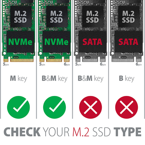 AXAGON EEM2-GTR USB-C 3.2 Gen2 - M.2 NVMe SSD THIN RIB 42-80mm box *USBCM *USBCF *M.2, afbeelding 8