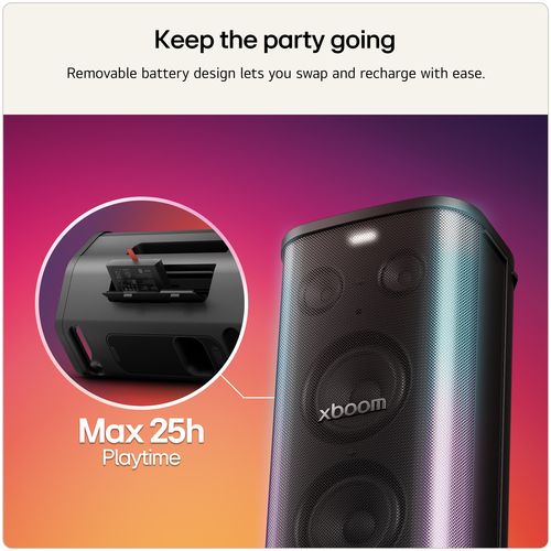 LG STAGE501.AGBRLBK portable/party speaker Black – image 9