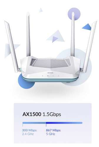 Router WI-FI 6 - AX1500 Smart