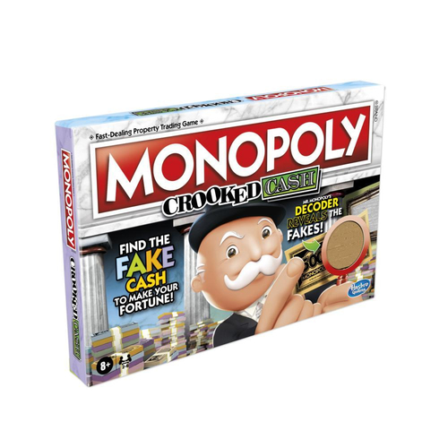 Hasbro Gaming Monopoly Crooked Cash Brettspiel Wirtschaftliche Simulation